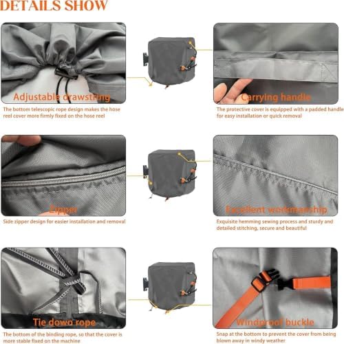 1 Piece Garden Hose Reel Cover for RL Flo-Master 64HR8 2010-2026 - Image 5