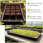 RooTrimmer 10 Pack 1020 Mesh Trays, Extra Strength 1020 Mesh Bottom Trays with Holes, 20'' x 10'', Heavy Duty Propagation Flats for Microgreens, Seed Starting, Soil Blocks, Hydroponics & Wheatgrass - Image 6