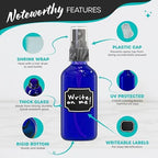 Nevlers Blue Glass Small Spray Bottle 2 Oz Set | Travel Spray Bottle 48 PK - Image 2