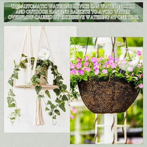 Plant Watering Globes 6Pcs, Self Watering Bulbs for Indoor & Outdoor Plants, Plastic Automatic Water System Self- Balls Irrigation Device - Image 6