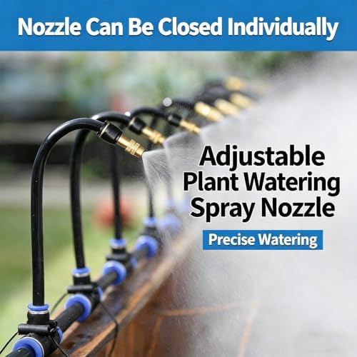 Agricultural Irrigation Sprayer Sprinkler Brass Atomization Nozzle Misting Watering Systems Atomization Sprinkler Garden Misting Watering Systems - Image 2