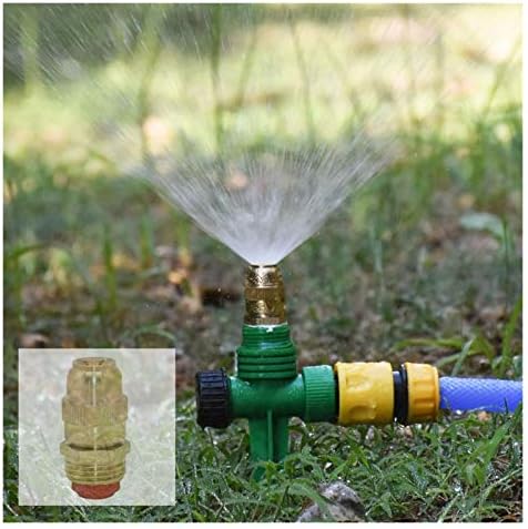 Botanical Garden Lawn Nozzle 1/2" Brass Garden Sprinklers with Adjustable Garden Irrigation Sprinklers Garden Lawn Irrigation Watering 10pcs (Color : 1I2 Hose) - Image 2