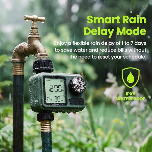 Garden Hose Sprinkler Timer 1 or 2 Outlet Programmable Controller - Image 4