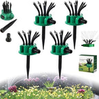 360 Degree Garden Automatic Multi Sprinkler,Irrigation Multi-Head Irrigation 12 Flexible Noodle Shape Oscillating Sprinkler,Rotating Design with Adjustable Water Flow,Large Area Coverage for Lawn by Unknown