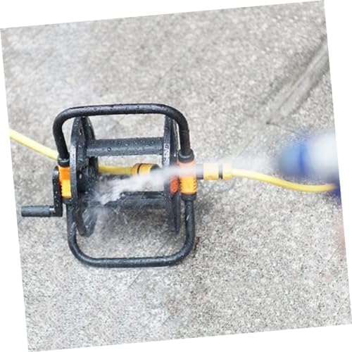 Sosoport Storage Shelves Garden Hose Reel Car Wash Winder Plate Waterhose Holder Hose Reel Storage Rack Twine Water The Flowers Water Hose Reel Garden Hose Holder Water Bracket - Image 2