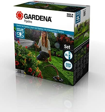 Gardena Sprinkler System Pipeline Starter Set: Complete Set for Entertaining The Pipeline System, Water Removal Around The Home and Garden, Underground Mounting (08270-20) – Assorted Colors - Image 4