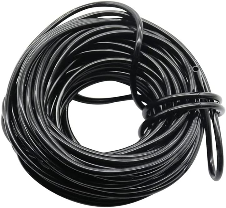 4/7mm Hose Garden Watering 1/4" PVC Hose Micro Drip, for Irrigation Pipe Tubing Lawn Balcony Plants Flower Greenhouse Pipe Hose Watering (Color : 1/4'', Size : 50m) by Unknown