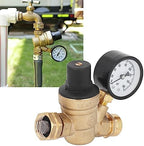 Tyenaza RV Water Pressure Regulator, Brass Water Pressure Reducer Kit 160PSI with Gauge Inlet Screen Filter, Drip Irrigation System for Camper Travel Trailer - Image 5