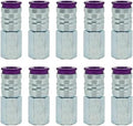 Milton 764VC ColorFit HIGHFLOWPRO V-Style Air Couplers, 1/4" FNPT Female Quick Connect, Purple Color-Coded High-Flow Fittings, Up to 70% More Airflow, 300 PSI, Box of 10 by Milton