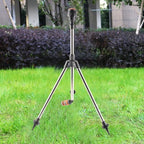 Rotating Tripod Sprinkler for Lawn, Automatic 360 Degree Rotating Irrigation Watering Sprinklers for Large Area Water Sprinkler for Garden Yard Telescoping Tripod Sprinkler Watering Tool - Image 3