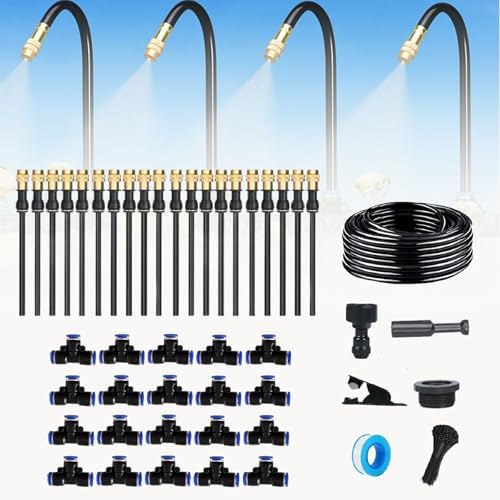 360 Curved Garden Automatic Irrigation System, Automatic Drip Irrigation Kits, Universal Spray Kit for Garden, Plant Watering System (65.6 FT) by Unknown