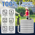 25 FT Stainless Steel Garden Hose – No-Kink 25FT Flexible Metal Water Hose - Image 7