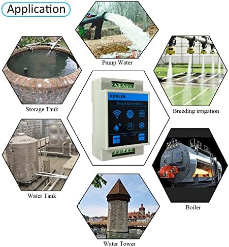 Tuya Smart Home Water Level Sensor WiFi Controller Leakage Flood Alarm Swimming Pool Pump Tank Flow Detector - Image 6