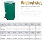 Foldable Rainwater Collection Barrel with Filter Spigot, Portable Water Catcher for Garden, Patio, and Terrace Outdoor Use - Image 2