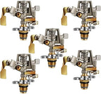 Impact Sprinkler Head Brass Pulsating Sprinkler Lawns Garden Adjustable 360 Degrees Watering Heavy Duty Sprinkler Head with Nozzles for Yard and Grass Irrigation (5 Pieces) by CHENGU