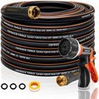 Garden Hose 75ft x 5/8", Heavy Duty Water Hose, Kink Resistant by FXFOUCSTOOLS