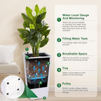 Garvee 30" Tall Planters Set of 2, Outdoor＆Indoor Planter Pots - Image 2