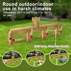 Brass Garden Hose Splitter 2/3/4 Way, Hose Splitter with Metal Shutoff Valve, Heavy Duty Outdoor Faucet and Garden Connector, Brass Extension Handle, 3/4” GHT Threads - Image 5
