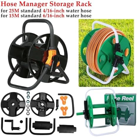 Garden supplies 15-25m Garden Watering Hose Free Standing Winder Portable Hose Reel Water Pipe Storage Rack Organizer Holder Gardening Tools Sprinkler hose - Image 2