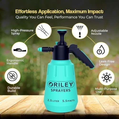Garden Pressure Sprayer Pump with Adjustable Nozzle 2.5L - Image 7