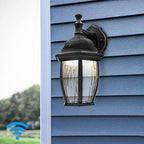 Maxxima Luvoni WiFi LED Outdoor Wall Light, 850 Lumens, CCT 2700K-6500K - Image 4
