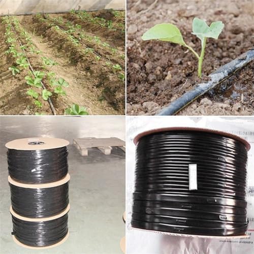 16mm 1-Hole Irrigation System Garden, Drip Irrigation Greenhouse Irrigation Drip Hose Tape Micro Irrigation System Seepage Pipe 1pcs (Color : Space 400mm, Size : 20meters (65.6ft)) - Image 4