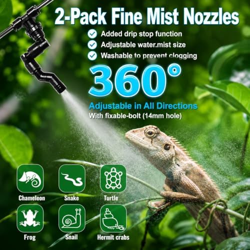 Reptile Mister Automatic with Timer Quiet Mist System for Terrariums - Image 4