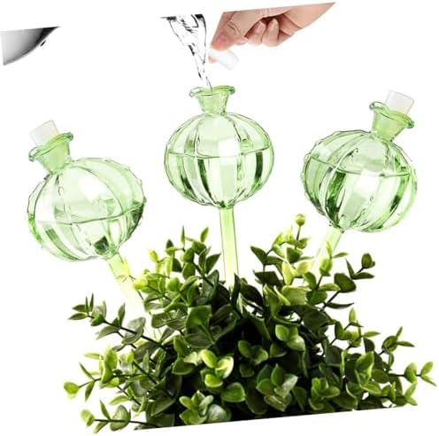 Cactus Shape Glass Watering Globes 4pcs for Potted Plants - Image 3