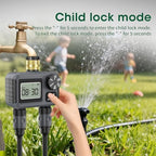 Hose Water Timer, Programmable Sprinkler Timer with Rain Delay/Manual/Automatic Drip Irrigation System for Garden Yard, 2 Outlet - Image 5