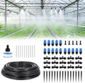 New Quick Connect Drip Irrigation System, Automatic Mist Irrigation Kit with Replaceable Tubing and Misting Nozzles for Garden, Greenhouse and Lawn by Unknown