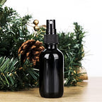 2oz Glass Spray Bottle, Fine Mist Boston Glass Bottles with Black Fine Mist Sprayer Small Clear Bottles for Essential Oils, Bath, Beauty, Hair & Cleaning, UV Black, Pack of 24 - Image 7