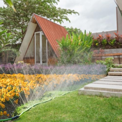 Sprinkler Soaker Hose 50 FT, Watering Hose with Holes for Garden 25ft 2pack - Image 6