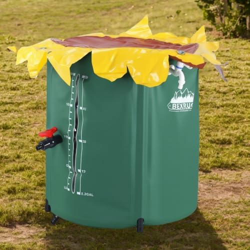 52 Gallon Rain Barrel with Three Spigots PVC Rain Collection System - Image 5