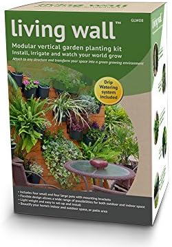 DIG GLW08 Living Wall™ Vertical Garden Kit 8 Pots & Drip Irrigation System- Complete Vertical Gardening Solution - Image 2