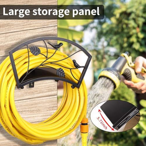 Garden Hose Holder Wall Mount - Outdoor Hose Hanger Rack Organizer XMANTSEA - Image 2