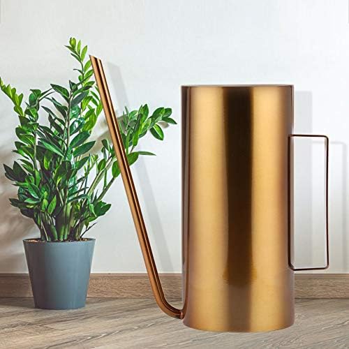Gallon Metal Watering .5L Gold Stainless Steel Watering Can with Spout - Suitable for Flowers and Plants with Comfortable Handle Design, Ideal for Indoor and Outdoor - Image 7
