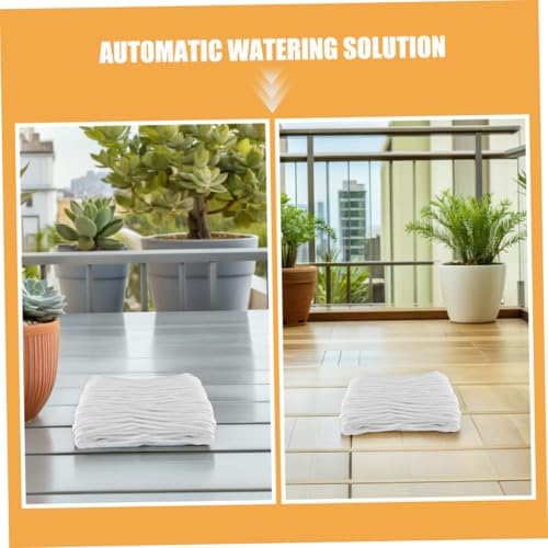 Self Watering Wick Cord for Indoor Plants, 6mm Absorbent Cotton Hydroponic Rope, 50m DIY Automatic Irrigation String for Potted Planters - Image 3