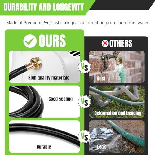 30FT Leakproof Dehumidifier Drain Hose with 3/4" FHT Rustproof Connector - Image 3