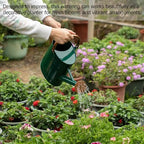 Gardenised 1 Gallon Galvanized Metal Watering Can with Removable Long Spout & Sprinkler Head for Indoor & Outdoor Use Ideal for Garden Flowers Potted Plants Houseplants Modern Home Accessories, Green - Image 4