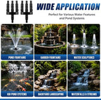 4 Pack Statuary Splitter 3 Way for Pond & Fountain Pumps - Image 5