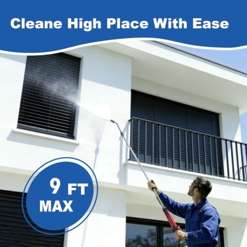 DUSICHIN Pressure Washer Extension Wand Gutter Clean Power Washer Lance - Image 5