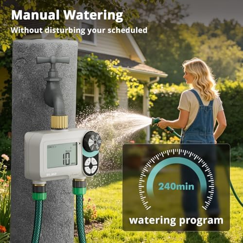 QUOBAS Zero Pressure Water Timer, Brass Sprinkler Timer for Garden Hose - Image 5