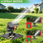 16-Nozzle Oscillating Sprinkler with Dual-Zone Sprinkler Water Timer, Oscillating Water Sprinklers for Lawn Yard Garden Watering (Single-Zone) - Image 2