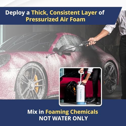 Sprayers Plus FoamX Pro Foaming Pump Sprayer 2 Gallon 45 PSI Hand Pump - Image 2