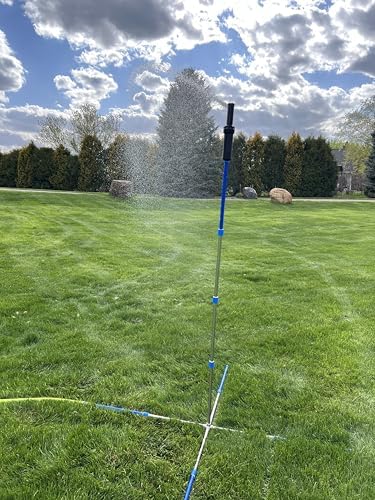 Keyfit Tools Aqua Grande Water Towers (2PK) Sprinklers 19,000+ Sqf Large Area Lawn Yard & Garden 6+ Foot Tall ~Highest Output Largest Area Covered Over 220' Diameter Spray 8GPM Precision Heads - Image 5