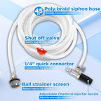 FIXFANS Pressure Washer Long Range Nozzle 2-2.5 GPM with 45 FT Braid Hose - Image 5