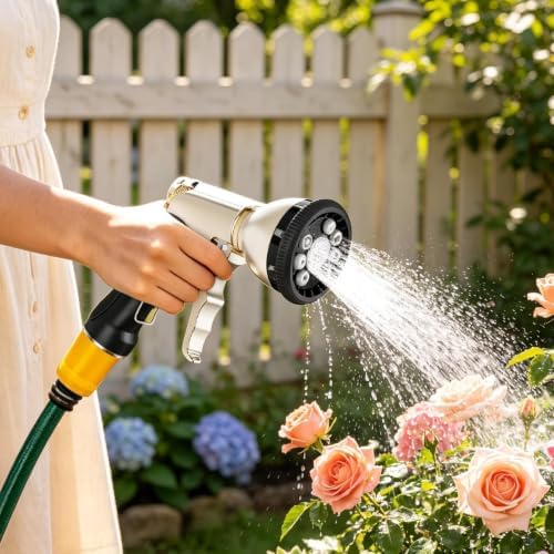 High Pressure Garden Hose Nozzle - 9-Modes Automotive Portable Sprayer - Image 6
