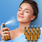 Fumete 36 Pcs 4oz Glass Spray Bottles Fine Mist, Amber, Classic - Image 3