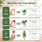 6 Pack Terracotta Watering Spikes with Lids and 3 Shovels Plant Watering Devices Wine Bottle Automatic Plant Slow Release Self Planting Stakes for 5”-9” Pots(4.92 x 1.57 x 1.57 Inches) - Image 2