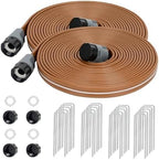 Sprinkler Soaker Hose 50 FT, Watering Hose with Holes for Garden 25ft 2pack by MakeYourGardenBeautiful